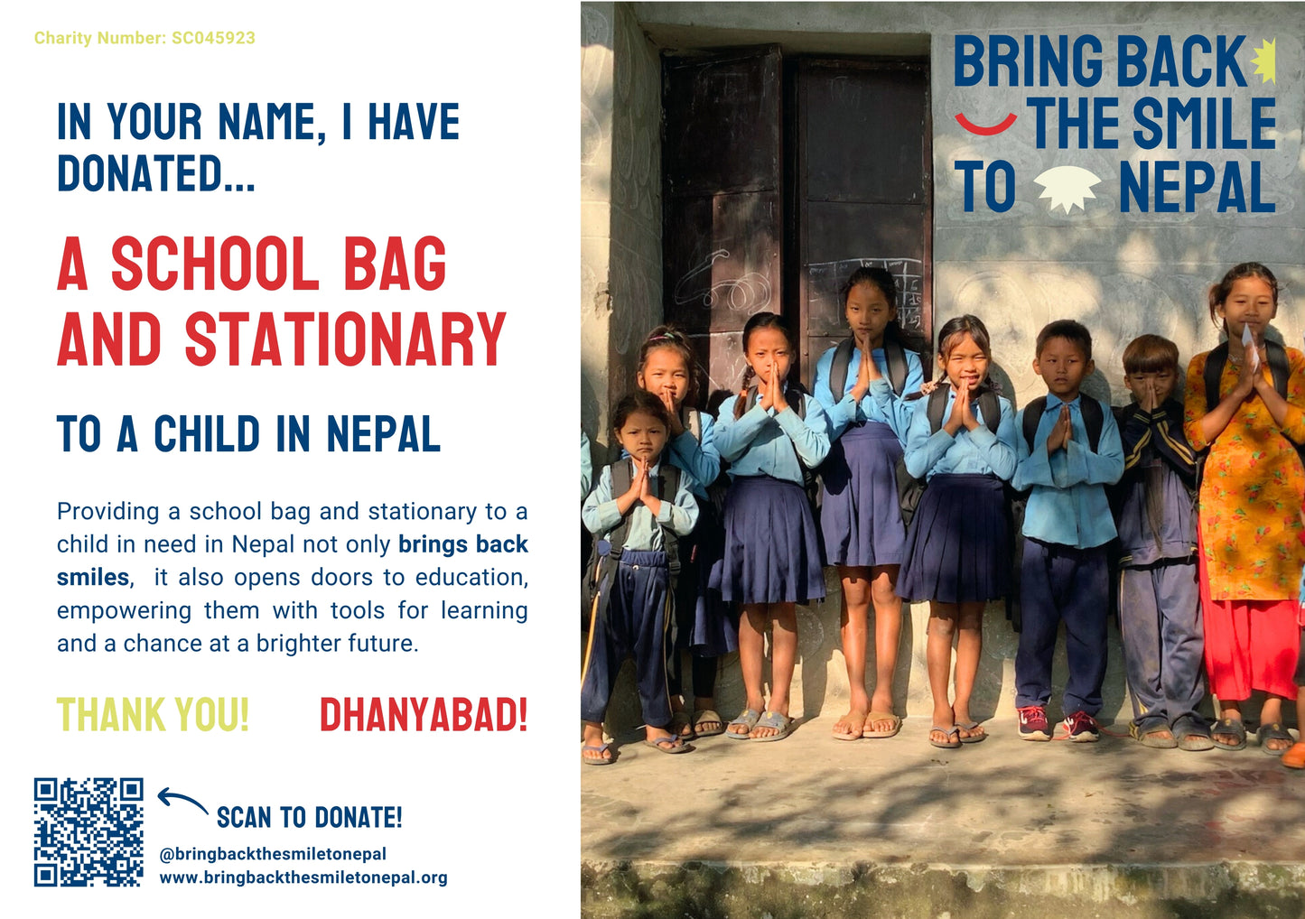 A School Bag and Stationary Set